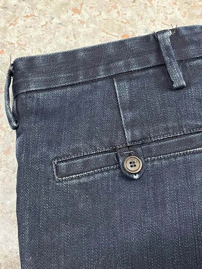 2000s Prada Dark Denim Jeans - Image 8