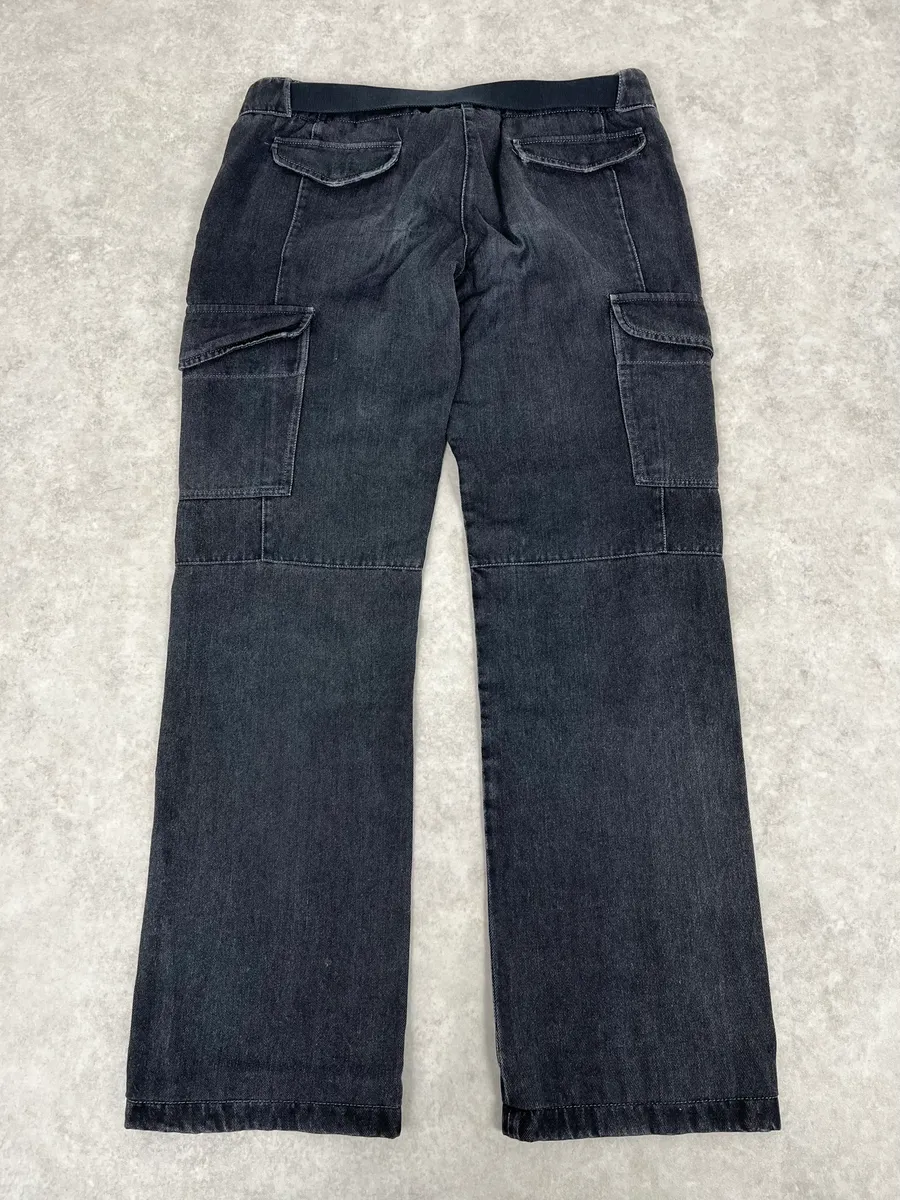 2000s Prada Dark Grey Cargo Pants - Image 8