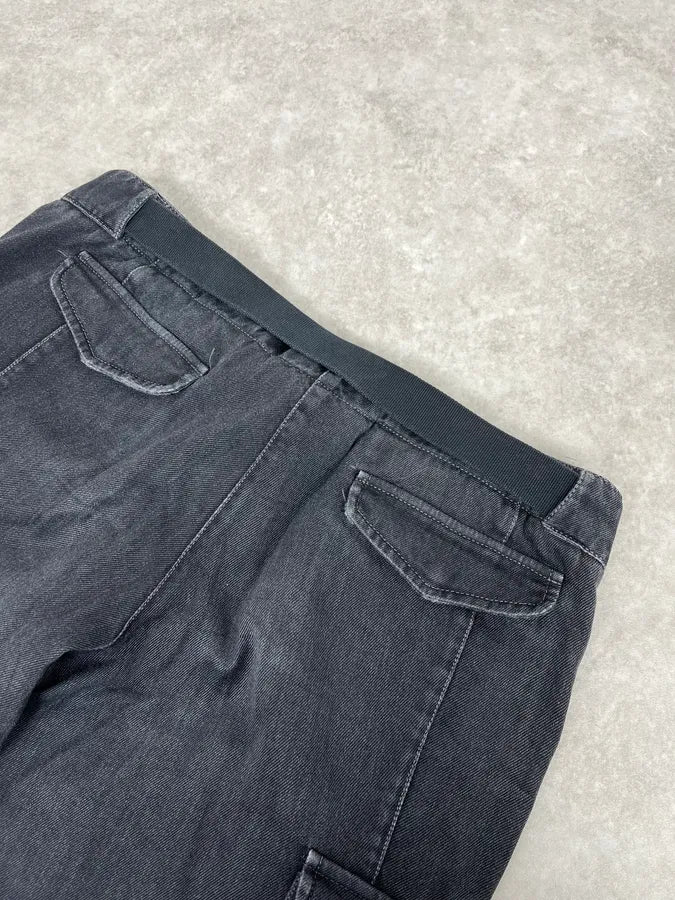 2000s Prada Dark Grey Cargo Pants - Image 9