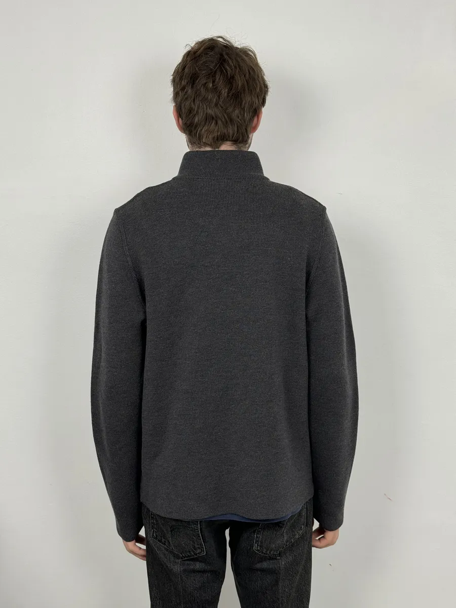 2000s Prada Grey Japan Zip-Up Jacket - Image 4
