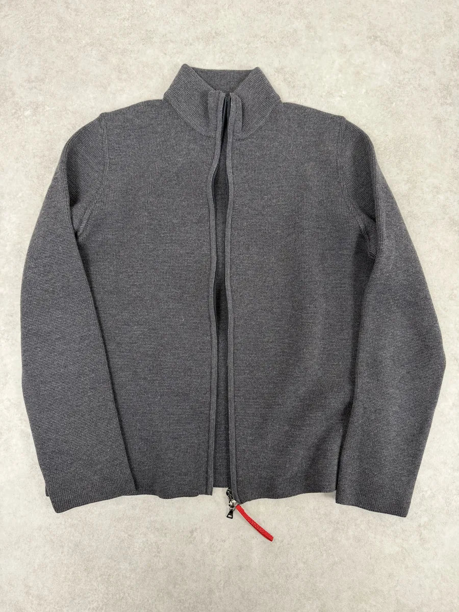 2000s Prada Grey Japan Zip-Up Jacket - Image 6