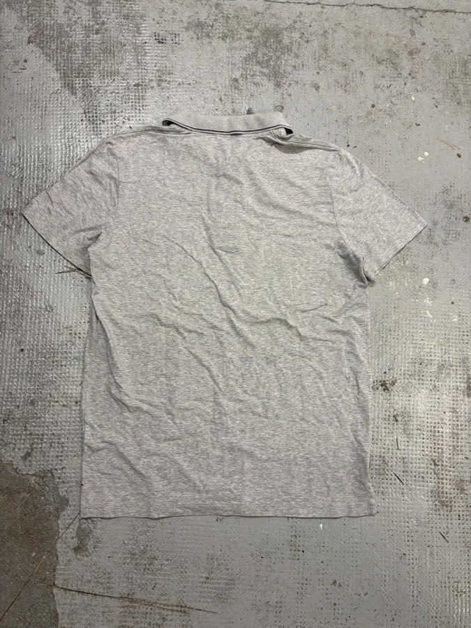 2000s Prada Grey Short Sleeves Polo Shirt - Image 6