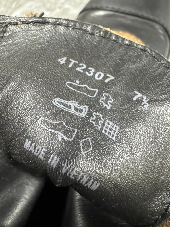 2000s Prada Hybrid Brown & Black Leather Boots - Image 9
