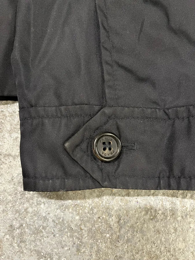 2000s Prada Light Black Nylon Coach Jacket - Image 10