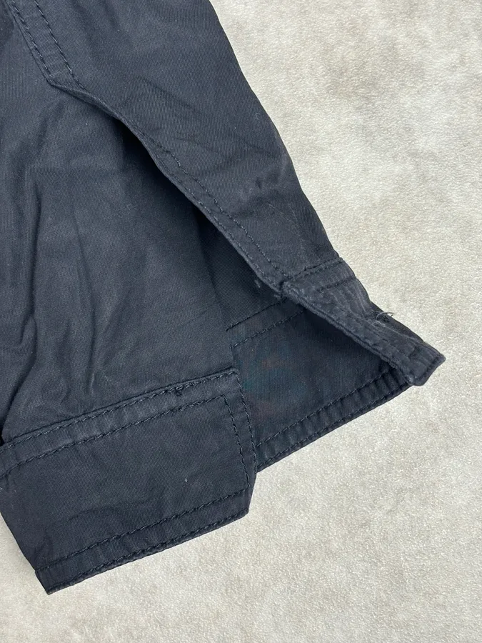 2000s Prada Light Nylon Navy Obscure Bomber Jacket - Image 8