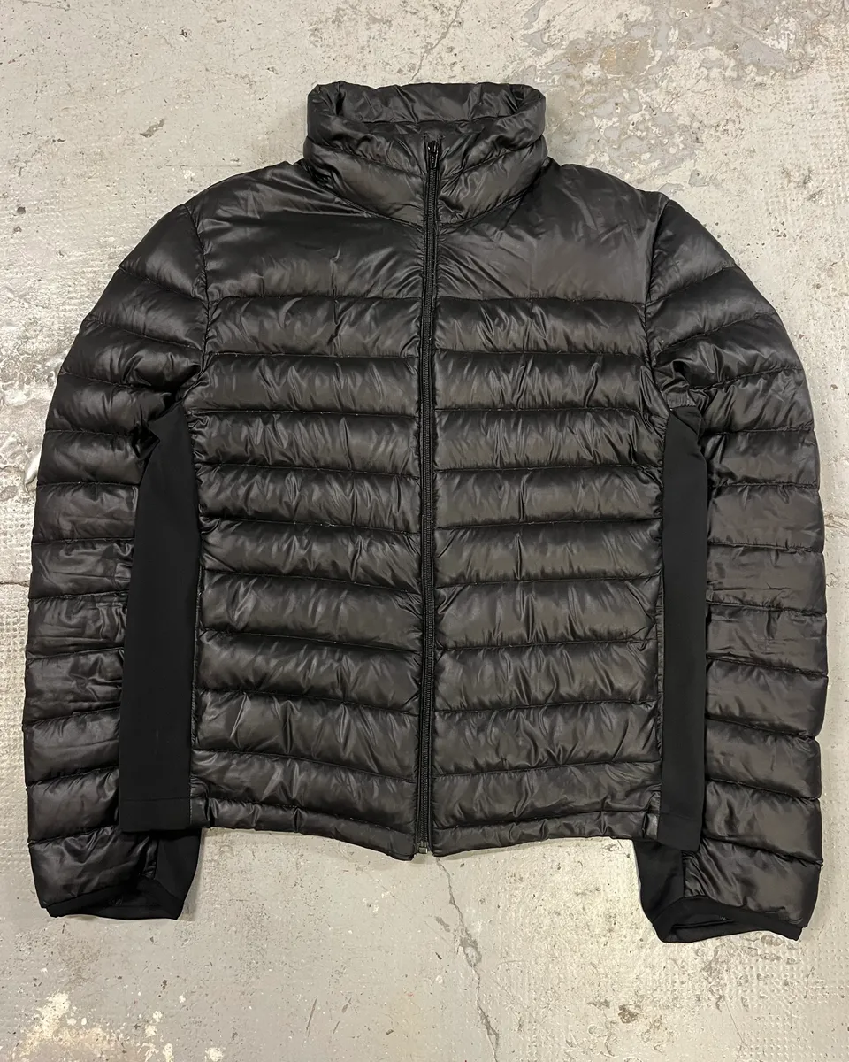 2000s Prada Linea Rossa Black Puffer Jacket