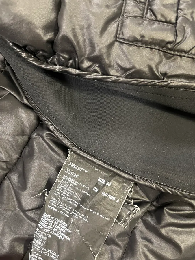 2000s Prada Linea Rossa Black Puffer Jacket - Image 11