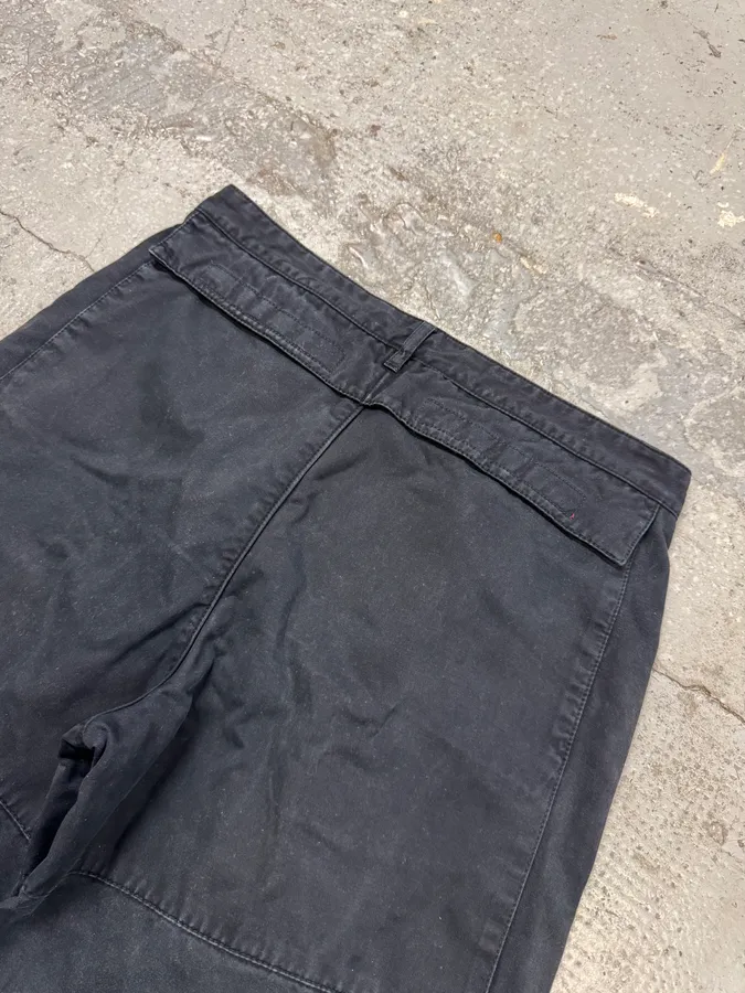 2000s Prada Linea Rossa Black Shorts - Image 6