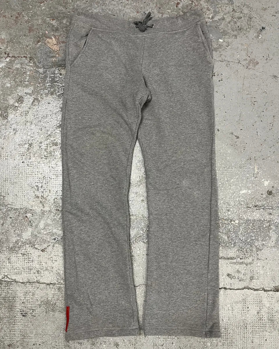 2000s Prada Linea Rossa Grey Cozy Suitpants