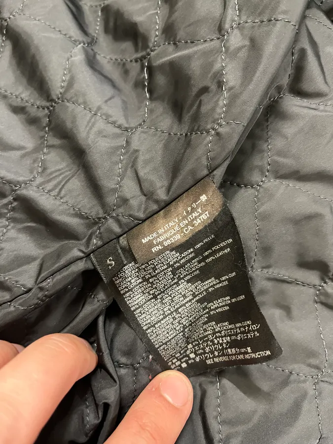 2000s Prada Linea Rossa Grey Wool Sport Padded Jacket - Image 12