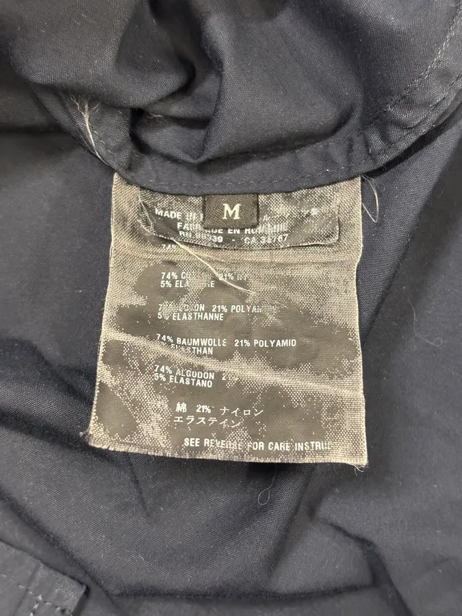 2000s Prada Linea Rossa Navy Italian Shirt - Image 9