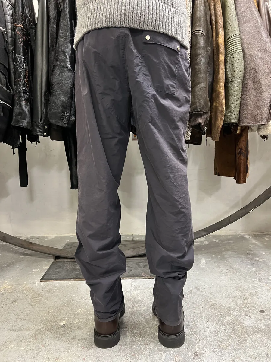 2000s Prada Linea Rossa Navy Pants - Image 2
