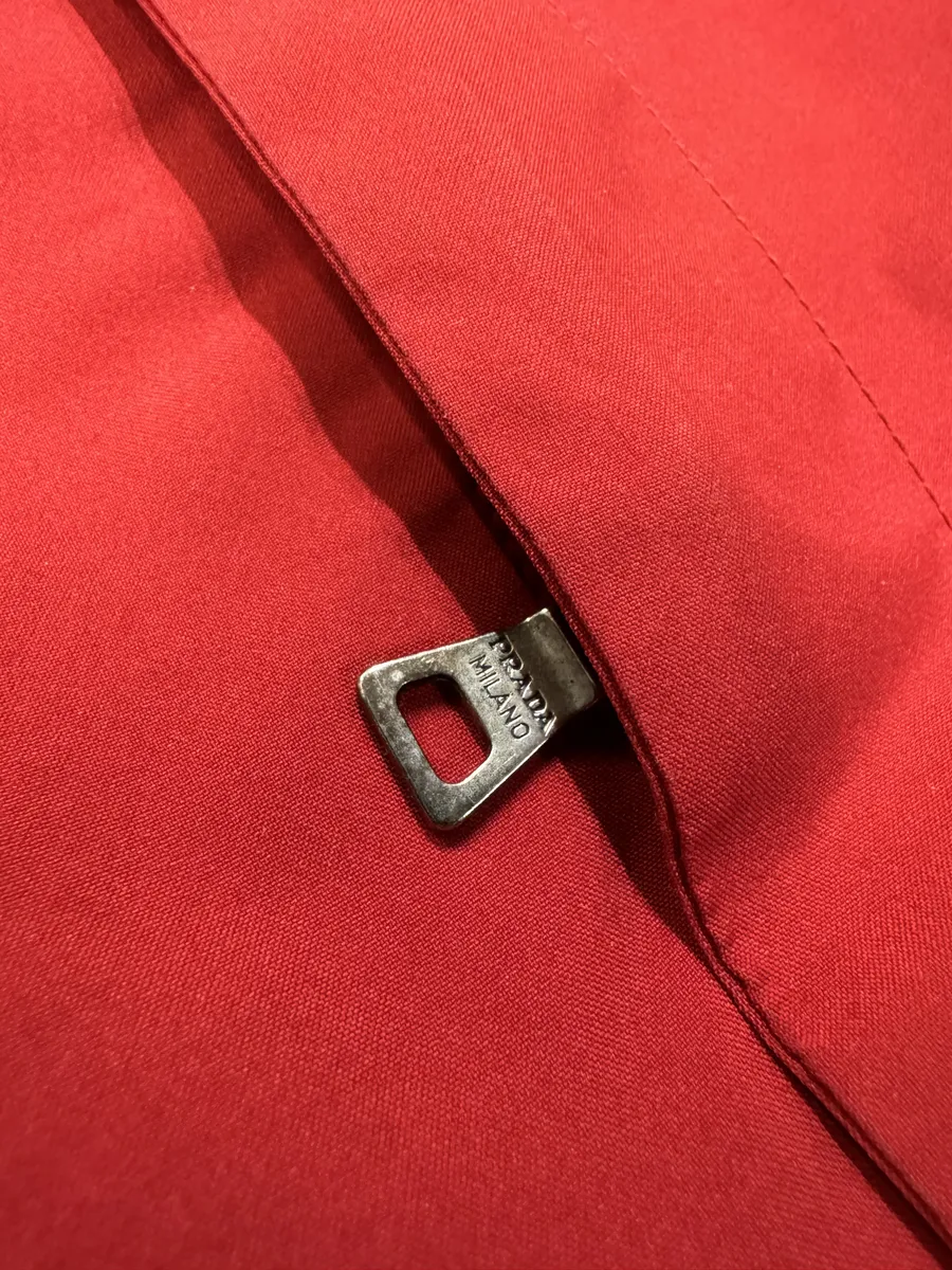 2000s Prada Linea Rossa Red Jacket - Image 9