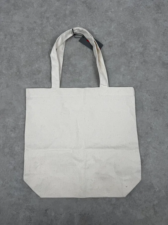 2000s Prada Luna Rossa Beige Canva Tote Bag - Image 4