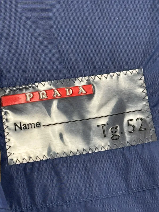 2000s Prada Luna Rossa Navy Windbreaker Jacket - Image 11
