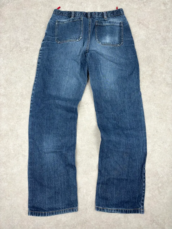 2000s Prada Milano Classic Blue Denim Jeans - Image 6