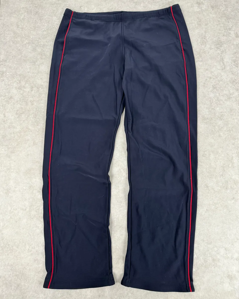 2000s Prada Navy Contrast Red Stripe Tracksuit Set - Image 7