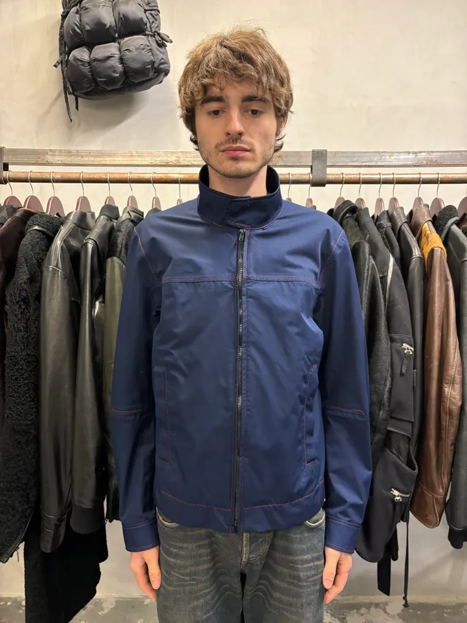 2000s Prada Navy Light Sport Jacket - Image 2
