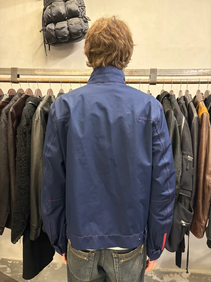 2000s Prada Navy Light Sport Jacket - Image 3