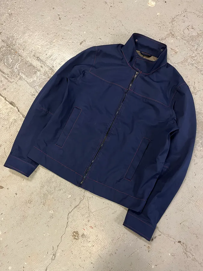 2000s Prada Navy Light Sport Jacket - Image 4