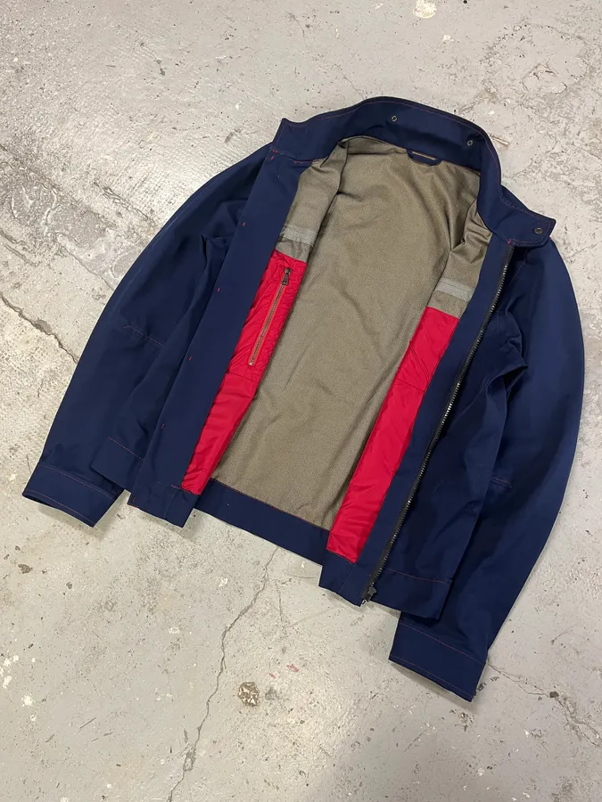 2000s Prada Navy Light Sport Jacket - Image 5
