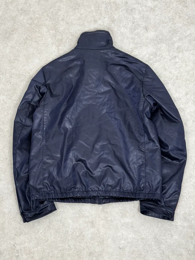 2000s Prada Navy Linea Rossa Windbreaker Jacket - Image 4