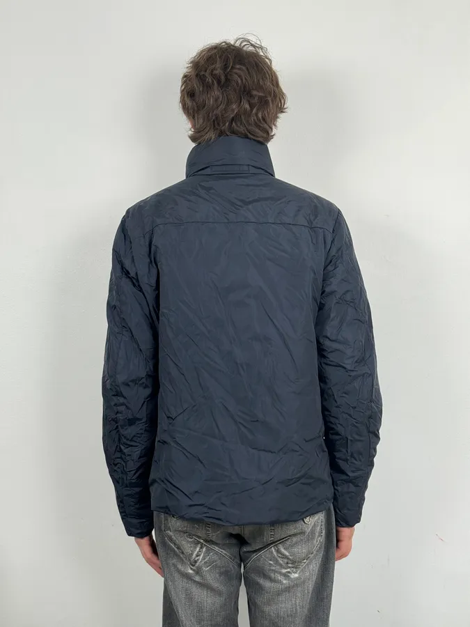 2000s Prada Navy Linea Rossa Windbreaker Jacket - Image 3