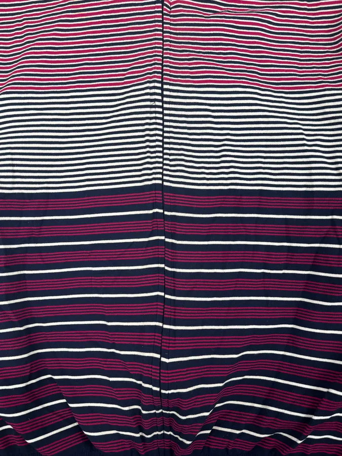 2000s Prada Navy Reversible Striped Nylon Jacket - Image 17
