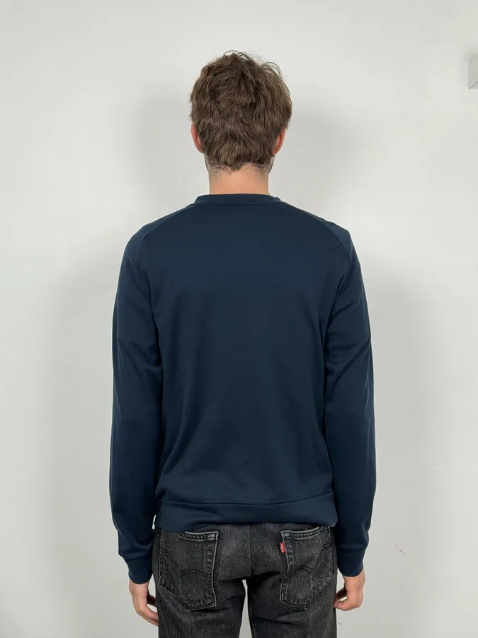 2000s Prada Navy Zip-up Sweater - Image 3