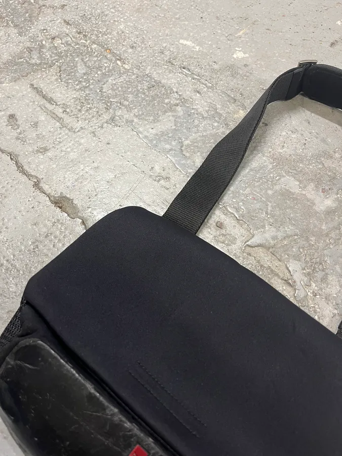 2000s Prada Nylon 3D Black Bag - Image 6