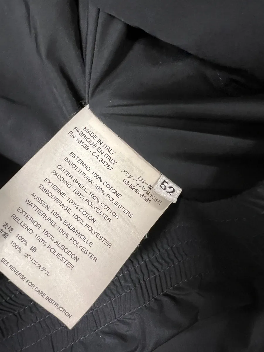 2000s Prada Nylon Lining Denim Jacket - Image 8