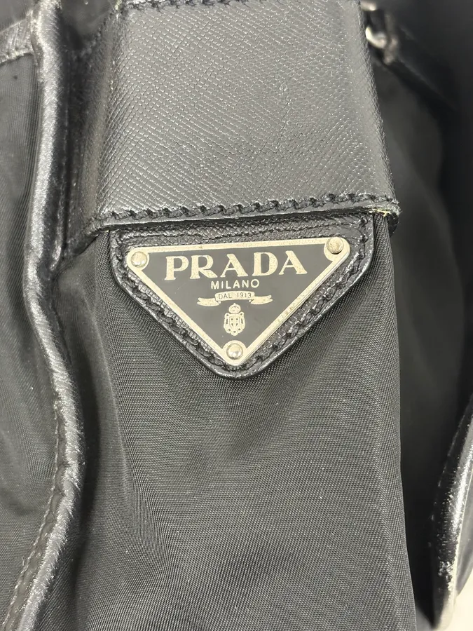 2000s Prada Nylon Shoulder Bag - Image 12