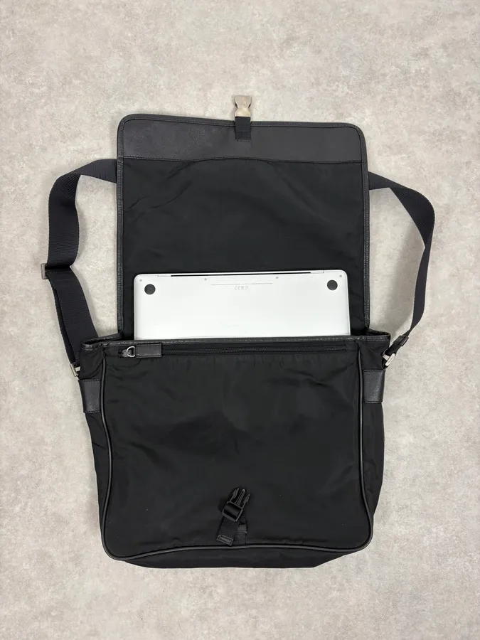 2000s Prada Nylon Shoulder Bag - Image 6