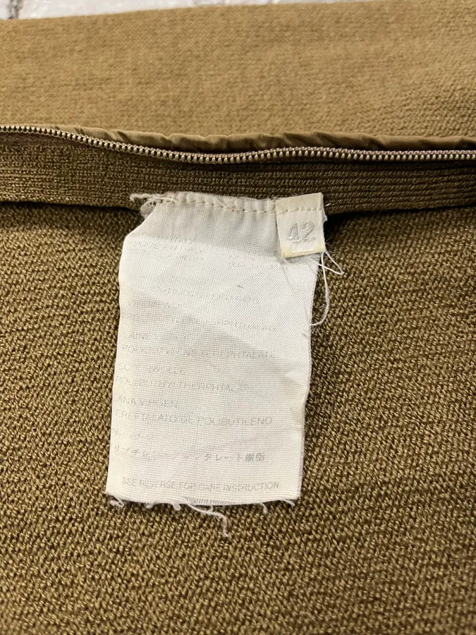 2000s Prada Olive Side Zips Turtleneck - Image 8