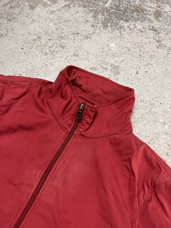 2000s Prada Red Nylon Windbreaker Jacket - Image 4