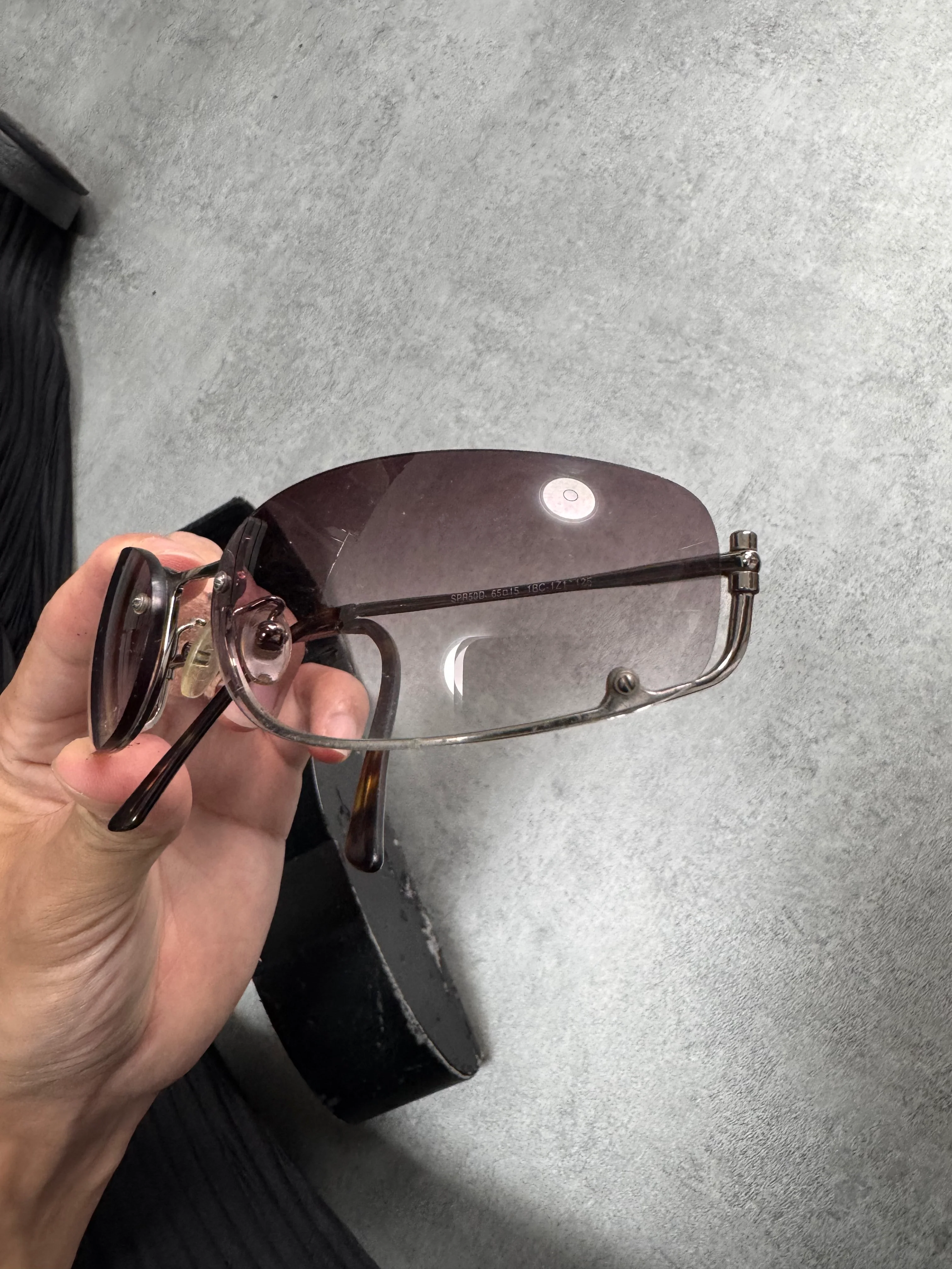 2000s Prada Sport Purple Lenses Sunglasses - Image 10