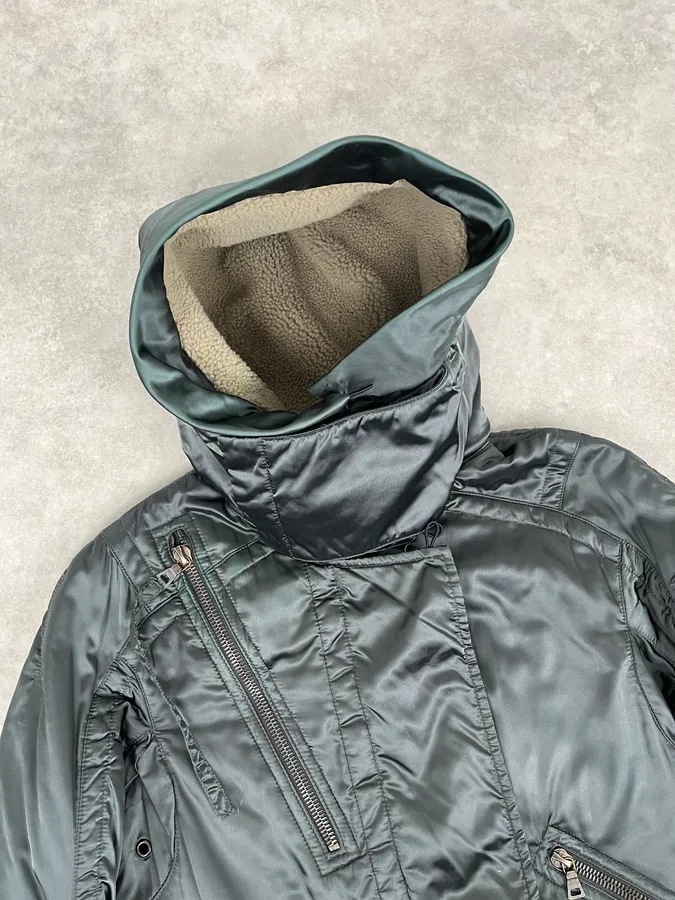 2000s Prada Ultimate Utility Ski Dark Grey Jacket - Image 5