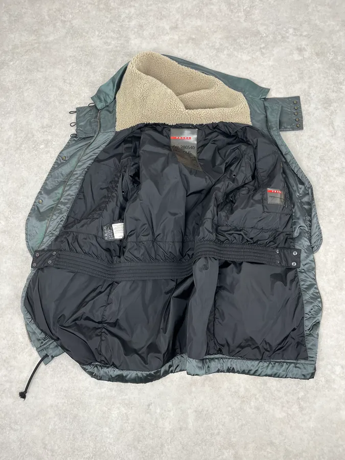2000s Prada Ultimate Utility Ski Dark Grey Jacket - Image 8
