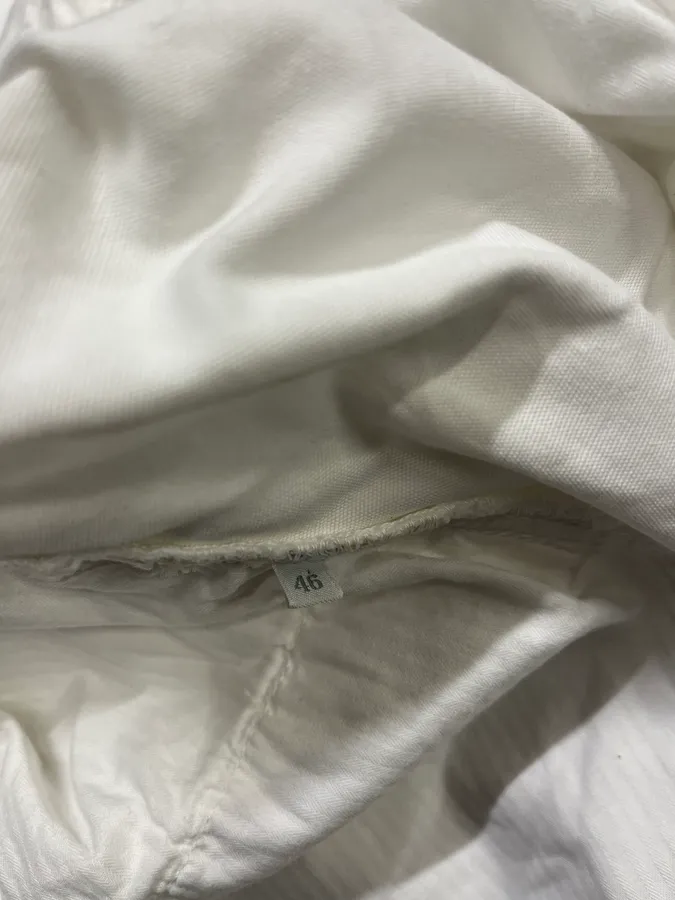 2000s Prada White Cargo Pants - Image 9