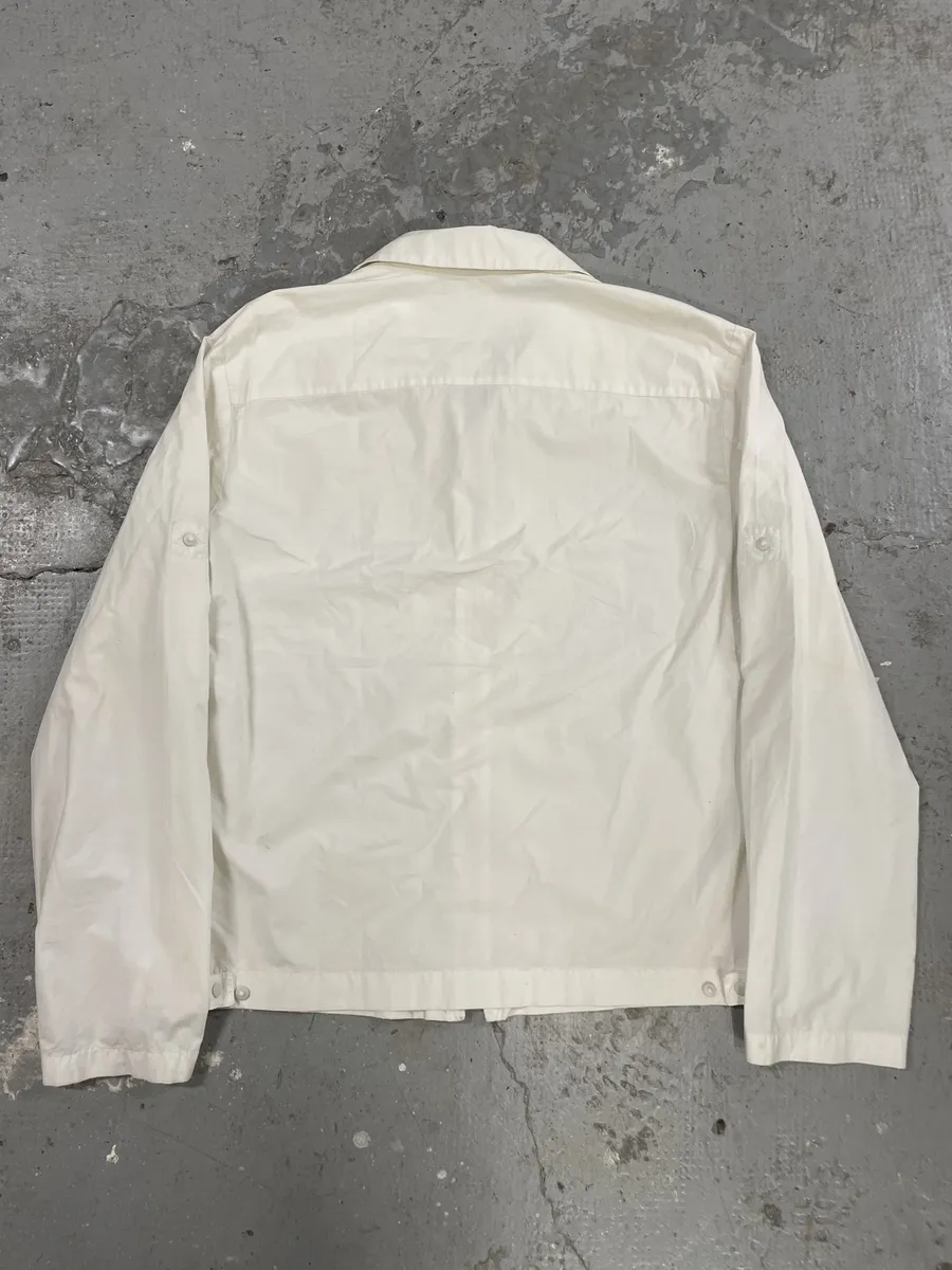 2000s Prada White Tracksuit Tactical Jacket - Image 6
