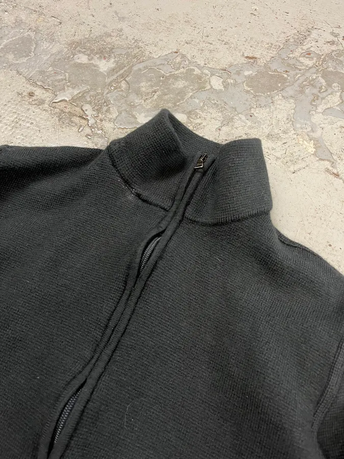2000s Prada Wool Full-Zip Turtleneck Sweater - Image 5