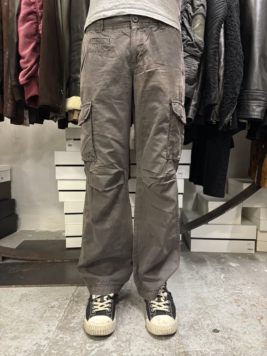 2000s Ralph Lauren Camo Military Cargo Pants - Image 2