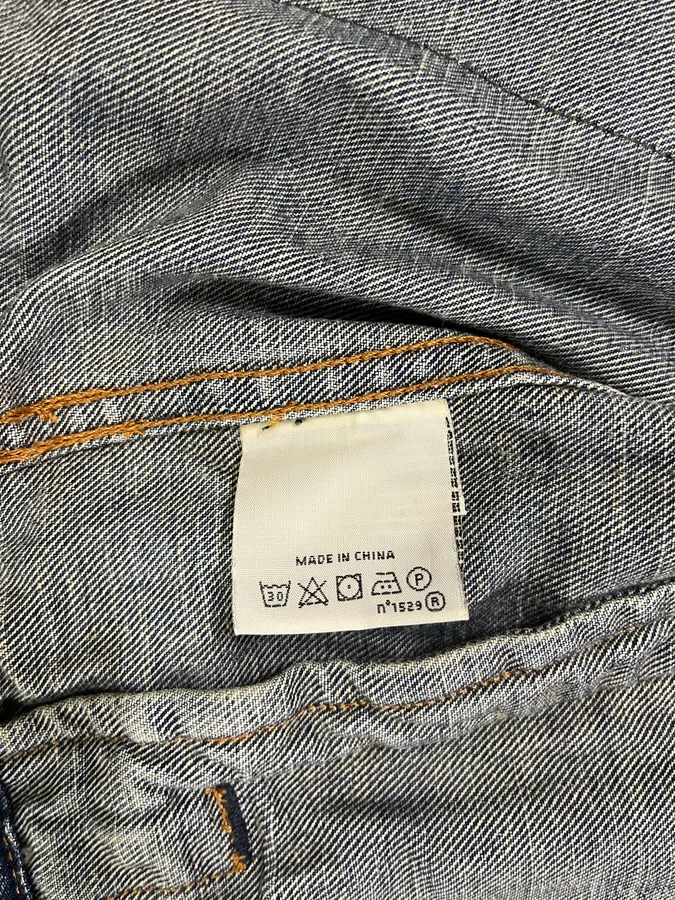 2000s Ralph Lauren Denim & Supply Military Distressed Blue Jacket - Image 10