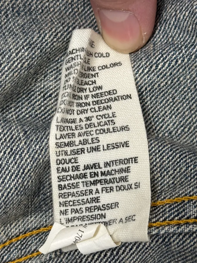 2000s Ralph Lauren Denim & Supply USA Flag Faded Blue Denim Jacket - Image 12