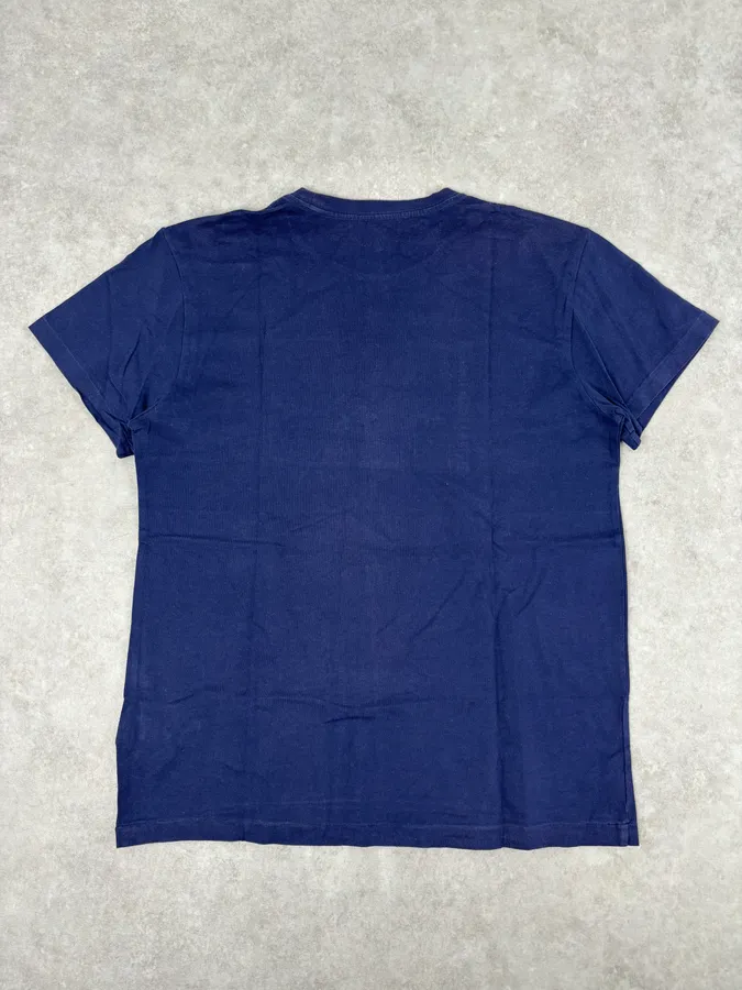 2000s Ralph Lauren Navy USA Flag Graphic T-Shirt - Image 5