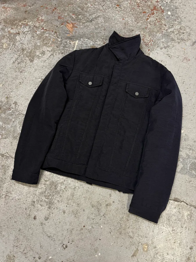 2000s Roberto Cavalli Black Buttoned Jacket - Image 2