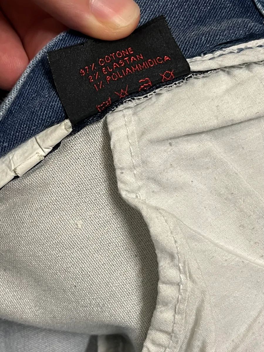 2000s Roberto Cavalli Blue Gradient Pants - Image 12