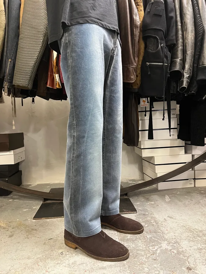2000s Roberto Cavalli Blue Gradient Pants - Image 3