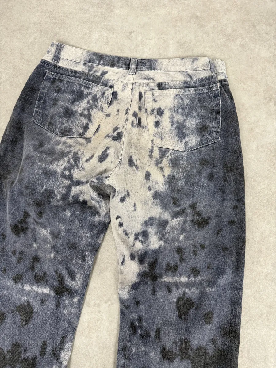 2000s Roberto Cavalli Blue Royal Cloud Pants - Image 5