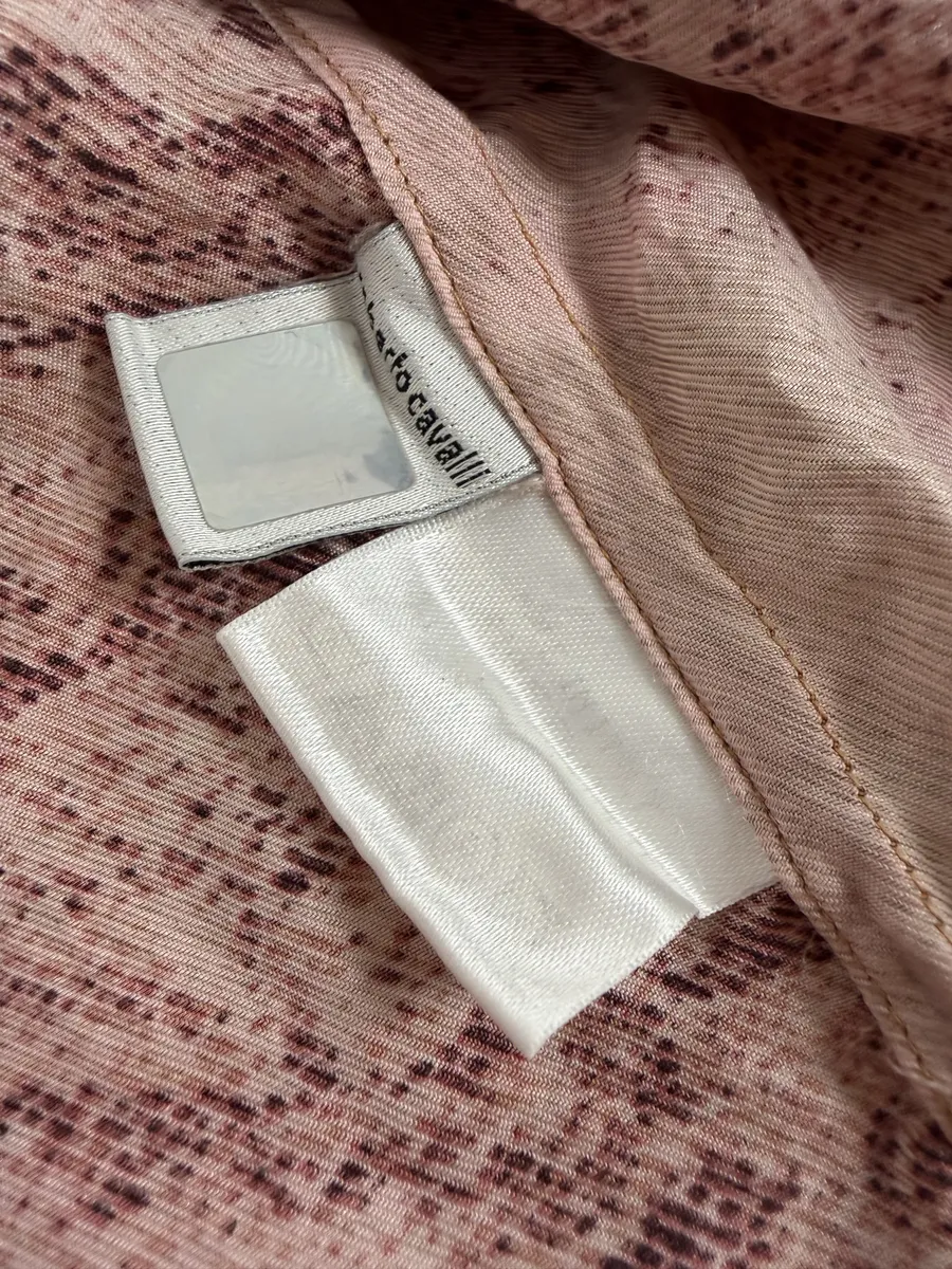 2000s Roberto Cavalli Earth Brown Shirt - Image 9